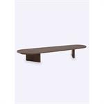 Table basse bois foncé