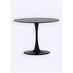 Table acier ronde piètement épuré Venture Design - VEN-19996-060 - Noir - Acier - Taille 