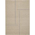 Tapis à motif contemporain 120x170cm - beigeELIPSE