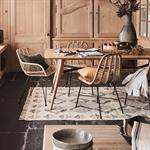 Tapis tissé en jute et coton - beige 160x230cmKISKA