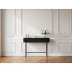 Console 2 tiroirs 100 cm MATHILDE pieds noir    BOBOCHIC