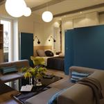 Studio type Loft avec cloisons chambre ouvertes