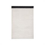 Tapis poils ras DENIS motif abstrait beige 120x170  BOBOCHIC