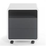 Caisson de bureau TULLY 2 tiroirs une niche