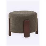 Pouf en tissu avec piètement en bois Venture Design - VEN-15110-111