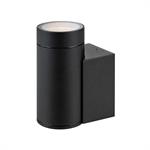 Applique extérieure murale en métal et verre noir Pipe Markslojd