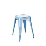 Tabouret H55 bleu azure