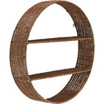 Etagère murale en rotin D55xP12cm - naturelLINDA
