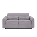 Canapé 3 places DOMUS V2 convertible EXPRESS sommier métal 140cm matelas