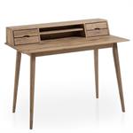 Bureau TUCSON style scandinave chêne noueux massif  4 tiroirs