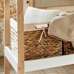 Panier carré en jacinthe d'eau - H30xL30cmJACINTHE