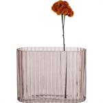 Vase tube en verre H20cm - grisCANO