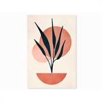 Tableau fleurs Copenhagen déco imprimé sur toile 30x45 cm