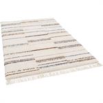 Tapis à motif strié 120x170cm - beigeELIAN