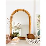 Miroir en rotin Céleste
