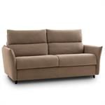 Canapé convertible EXPRESS 140 cm OSIRI matelas 17 cm taupe