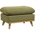 Pouf en tissu cosmo - vert kakiCAPIA