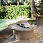 Table basse de jardin en aluminium D70xH25