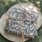 Lot de 20 serviettes en papier motif cyprès 33x33cm - beige alpillesCYPRES