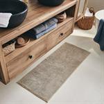 Tapis de bain chenille en polyester - beige roucas 50x120cmPICUS