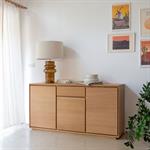 Buffet bas en bois 3 portes 1 tiroir - naturelAGOSTA