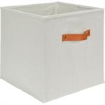 Panier de rangement en polycoton - beige H31xL31cmERRO