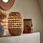 Lampe en rotin - naturel D20xH30cmVENACO