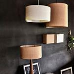 Abat-jour cylindrique en jute D35cm - naturelANDEL