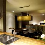 Cuisine ouverte sur la salle à manger