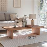 Table basse en acacia L150xl70cm - bois foncéKIARA