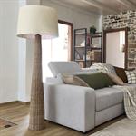 Pied de lampadaire en rotin H131cm - naturelOLETTA