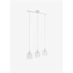 Suspension 3 lampes en métal ajouré Potiron Paris - POT-VILLADORO - Blanc - Metal - Taille 