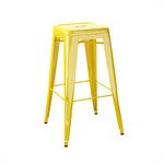Tabouret H75 jaune citron