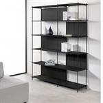 Bibliothèque MUSA 5 Etagères Structure noir métal
