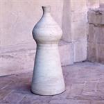 Vase contemporain en terre cuite H29cm - beigeNADOR