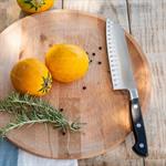 Couteau Santoku forgé avec lame 19cm en métalMAITE