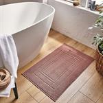 Tapis de bain en coton - brun rhassoul 50x80cmAZUR