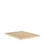 Lit design en bois 140x200cm - Bois clair