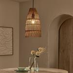 Suspension non électrifiée en rotin D26cm - naturelBARGEME