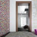 Salon tout de papier peint vêtu