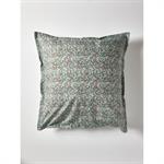 'Taie d'oreiller percale de coton Colibri'' imprimé / dos bleu'''