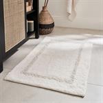 Tapis de bain en coton 50x80cm - blanc ventouxLOUCETA
