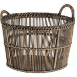 Panier en bambou tressé - naturel H40xL36cmRODRIGO