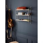 Étagère murale en métal peint