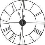 Horloge murale en métal D60cm - noirMYRON
