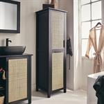 Colonne de salle de bain en bois de cèdre et cannage - H171cmVALLAURIS