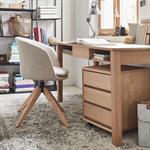 Caisson de bureau 3 tiroirs en bois - naturelAGOSTA