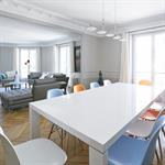 Salle à manger ouverte sur salon