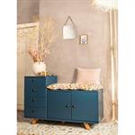 Meuble commode BILBOQUET DÉCO bleu paon