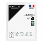 Cadre photo design blanc 40x50 cm bois reconstitué fsc